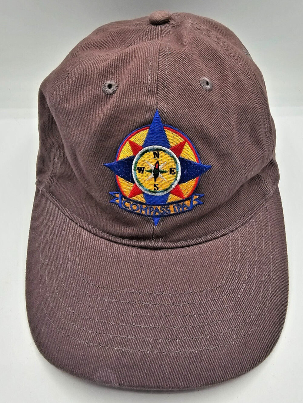 brown Compass IPA embroidered baseball cap